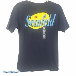 🌷(3/$25) Navy Seinfeld SS T-shirt, NWOT Small